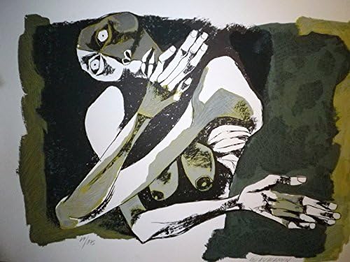 Guayasamin Oswaldo, TITULO:s/t , LITHOGRAPHY TECNIQUE 65X50 cmts . PAPER BFK France (WATERMARK) edition 90