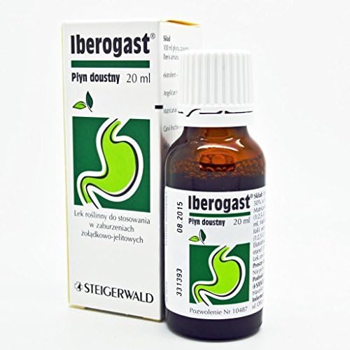 Iberogast Reduce Heartburn,bloating,cramping,nausea & Abdominal Pain 20 Ml. Skin Product