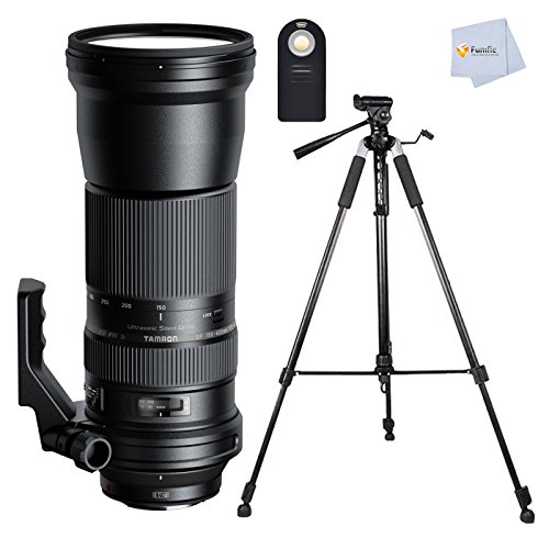 Tamron AFA011C700 SP 150-600mm F/5-6.3 Di VC USD Zoom Lens for Canon Rebel T5i T5 T4i T3i T3 T2i T1i XT XTi XS XSi SL1, 5D Mark III, 5D Mark II, 6D, 70D, SL1, 60D, 7D, EOS 700D 650D 600D 550D 500D 450D 400D 350D 300D 1100D 100D DSLR Cameras Includes: 72