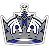 Los Angeles Kings NHL Hockey car bumper sticker 5" x 5"