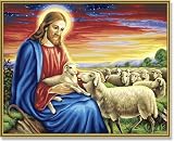 Schipper 9130 370 - Malen nach Zahlen Der gute Hirte, 40x50cm