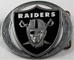 OAKLAND RAIDERS   (LIMITED EDITION) NFL LICENSED FOOTBALL BUCKLE
