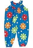 Chez Ami by Patsy Aiken Designs Girls Corduroy Romper Turquoise Floral