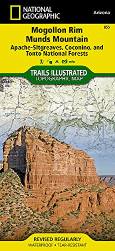 Mogollon Rim, Munds Mountain [Apache-Sitgreaves, Coconino, and Tonto National Forests] (National Geographic Trails Illustrated Map)