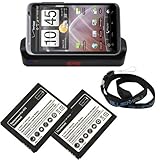 EVOPower USB Dual Dock Cradle Desktop Charger with 2nd Battery Charging Slo ....