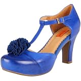 Miz Mooz Womens Lacey T-Strap Pump