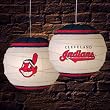 Cleveland Indians 18 Inch Rice Paper Lamp MLB Baseball Fan Shop Sports Team Merchandise