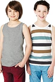 2 Pack Assorted Vest Top
