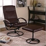 Two Toned Relax Chair and Ottoman
