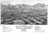Bird's eye view of Buena Vista, Colo. County Seat of Chaffee County 1882 (Reprint 24