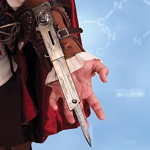 Extension Knife with Leather Bracer