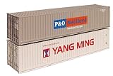 Graham Farish 379-362A Pack 40ft Containers P&O Nedlloyd & Yang Ming (2)