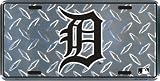 Detroit Tigers Diamond Emboss Auto Tag