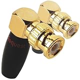 AudioQuest right angle plug - BNC male - gold plated - set of 2