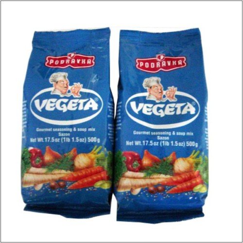 Vegeta - European Gourmet Seasoning, 500gr Plastic, Set of 2 by Podravka