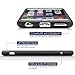 INSTEN Slim Fit Shock Absorbent Silicone Gel Soft Case for Apple iPhone 6 - Retail Packaging - Black