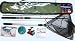 Outdoor Living : 21 Pc Starter Fishing Rod/Kit/Set with Net & Bag