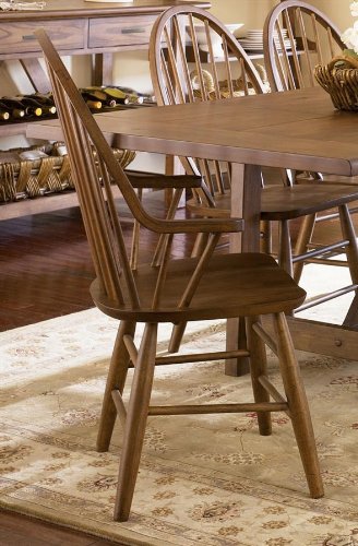 Liberty Furniture Farmhouse Windsor Back Arm Chair 139-C1000A