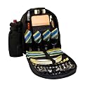 Sorrento Collegiate Picnic Basket - Blac