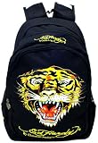 Ed Hardy Bruce Tiger Backpack - Black