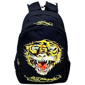 Ed Hardy Bruce Tiger Backpack - Black