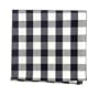 100% Cotton Navy Huge Gingham Pocket Square