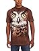 The Mountain Men's Great Horned Owl Head T-Shirt