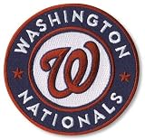 2 Patch Pack - Washington Nationals MLB Baseball Primary Jersey Sleeve Patches