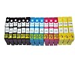 12xE129X_2_IT Cartucce compatibili Con Chip per Stampante EPSON STYLUS sostituire T1291 T1292 T1293 T1294 T1295