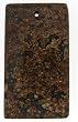 Turtle Jasper - Rectangle Pendant - 1.5mm Hole - 28x50mm