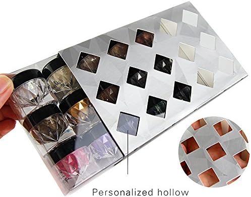 Naras Cosmetics Mineral Base Loose Pearl Shimmer Eye Shadow Eyeshadow Powder 15pc Set