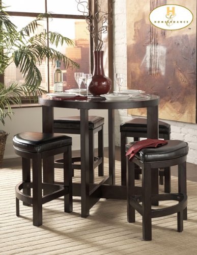 Home Elegance 3219PU-36 5 PCS COUNTER HEIGHT SET