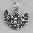 A Cute Little Isis Pendant in Sterling Silver