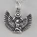 A Cute Little Isis Pendant in Sterling Silver
