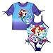 Disney Girls Swimsuit and Rashguard Swimwear Set (Toddler)