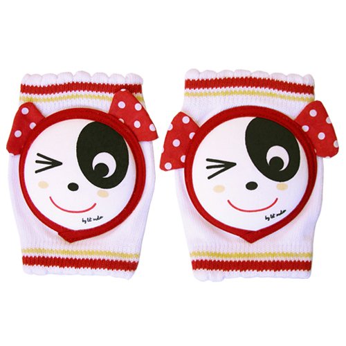 Lil' Melon Red Puppy Baby Knee Pads
