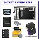 Olympus Stylus 8000 12MP Digital Camera (Black) + Willoughby's 2GB xD Travelers Package