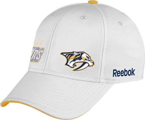 NHL Men's Nashville Predators Center Ice Second Season Cap (White, Large/X-Large)