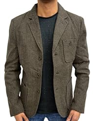 From Amazon.com. Click for details:
 Apparel: Designer Bellfield Herringbone Mens Regular Fit Tweed Blazer Ayal Jacket Medium Brown Apparel: Designer Bellfield Herringbone Mens Regular Fit Tweed Blazer Ayal Jacket Medium Brown