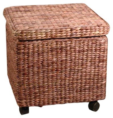 Hansen 5/102-2 W&auml;schebox gef&uuml;ttert 40 x 40 x 38 cm braun