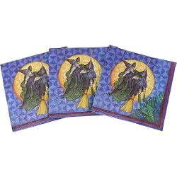 6 Packs of Novelty Print Napkins, Luncheon Size, Pack of 20