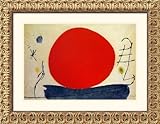 IMAGE OF Senza Titolo (Solo Rosso), 1967 Framed Art Print by Joan Miro, 24.88 in. x 19.25 in. Framed
