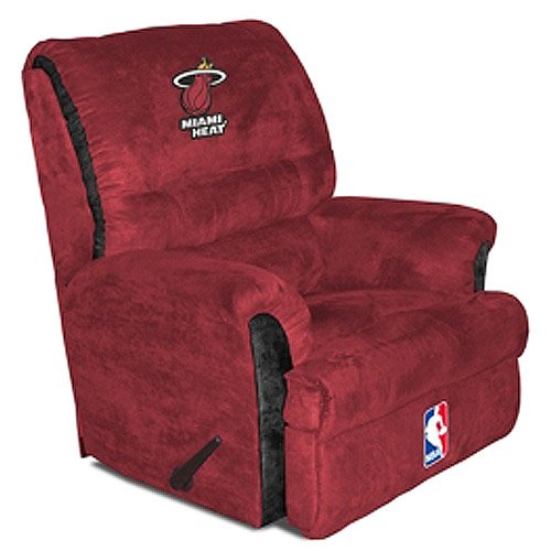Buy Miami Heat NBA Team Logo Big Daddy Recliner by Baseline Sports
