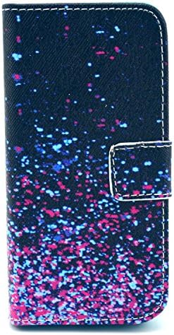 Iphone5s Case,iphone5 Caes,Nebula Pattern Premium Pu Leather Wallet Flip Protective Skin Case with Magnetic Closure for Apple Iphone5s (Iphone5) (Nebula)