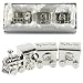 Silver Plated Train with 2 Carriages - My First Tooth & First Curl