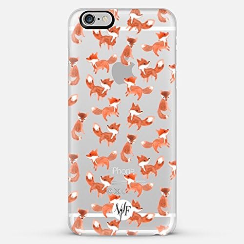Casetify Forest Foxes - Transparent Case - iPhone 6 Plus Case (Frosty White)