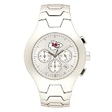 Kansas City Chiefs NFL Men's Hall of Fame Watch with Stainless Steel Bracelet