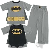 Batman Pajamas with Cape for Boys