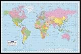 世界地図　World Map　 ポスター フレームセット(110527) [おもちゃ＆ホビー]-