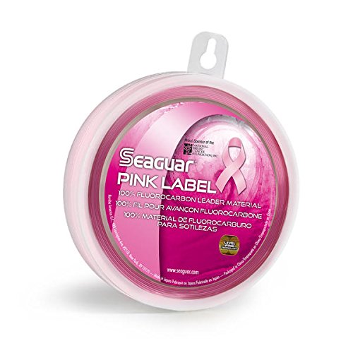 Seaguar Pink Label 100% Fluorocarbon Leader, 25 yd./15 lb.